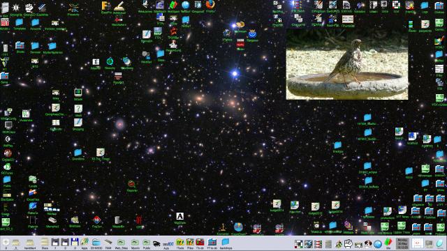 An HD screen showing a Desktop Photo