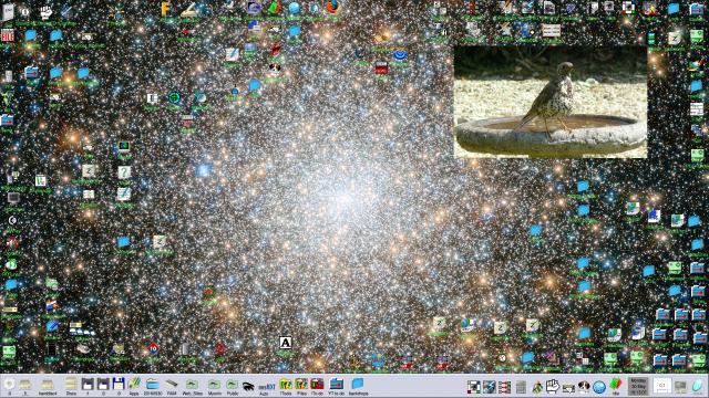 An HD screen showing a Desktop Photo